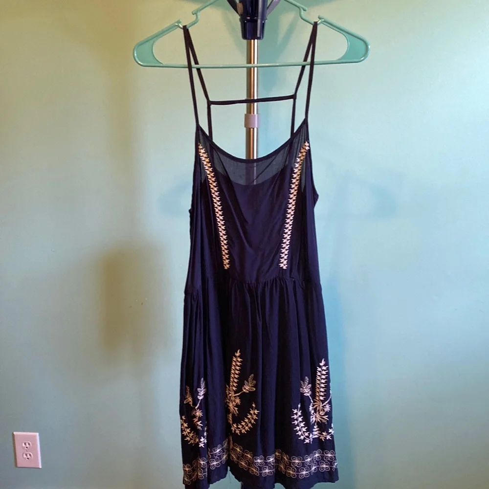 Rue 21, Small, Navy Blue Lightweight Summer Dress - Picture 1 of 3